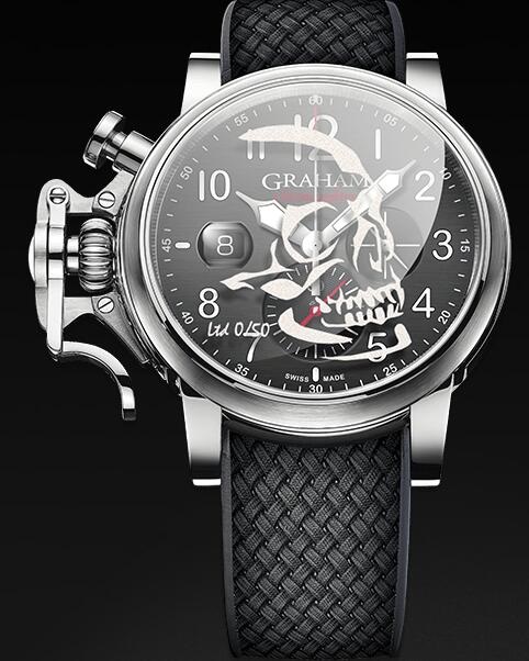 Graham Chronofighter Grand Vintage SKULL 2CVDS.B29D Replica Watch